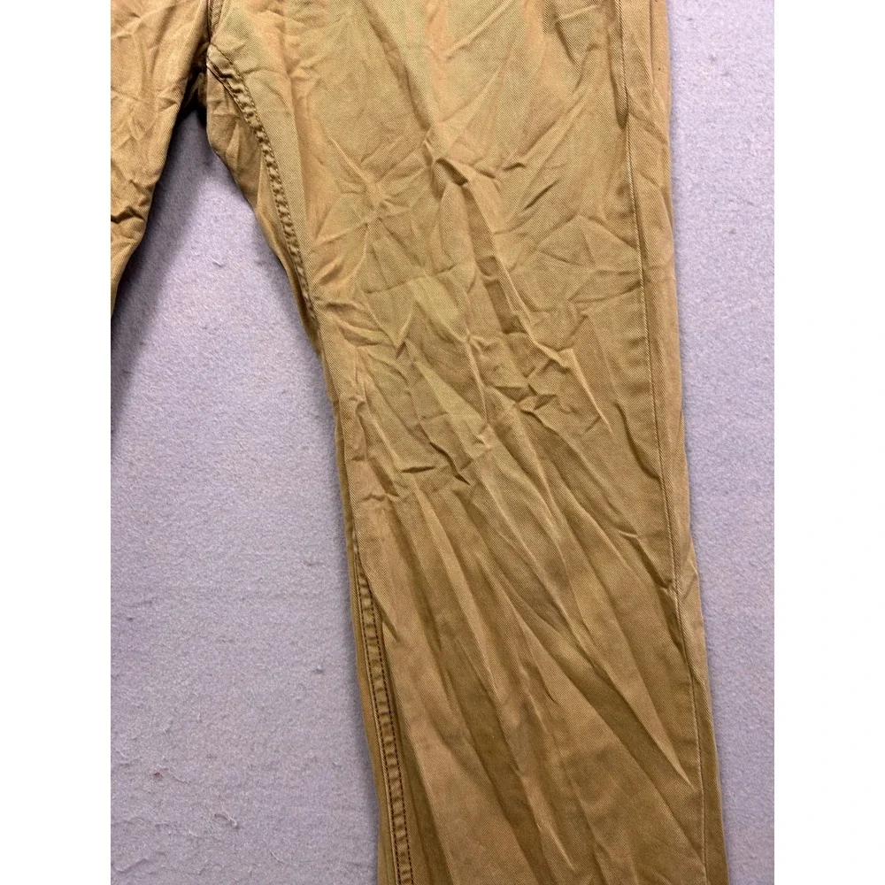 Levis 514 Straight Fit Cotton Twill Tan Khaki 32x30 Mens